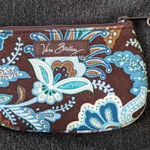 Vera Bradley coin purse brown/blue